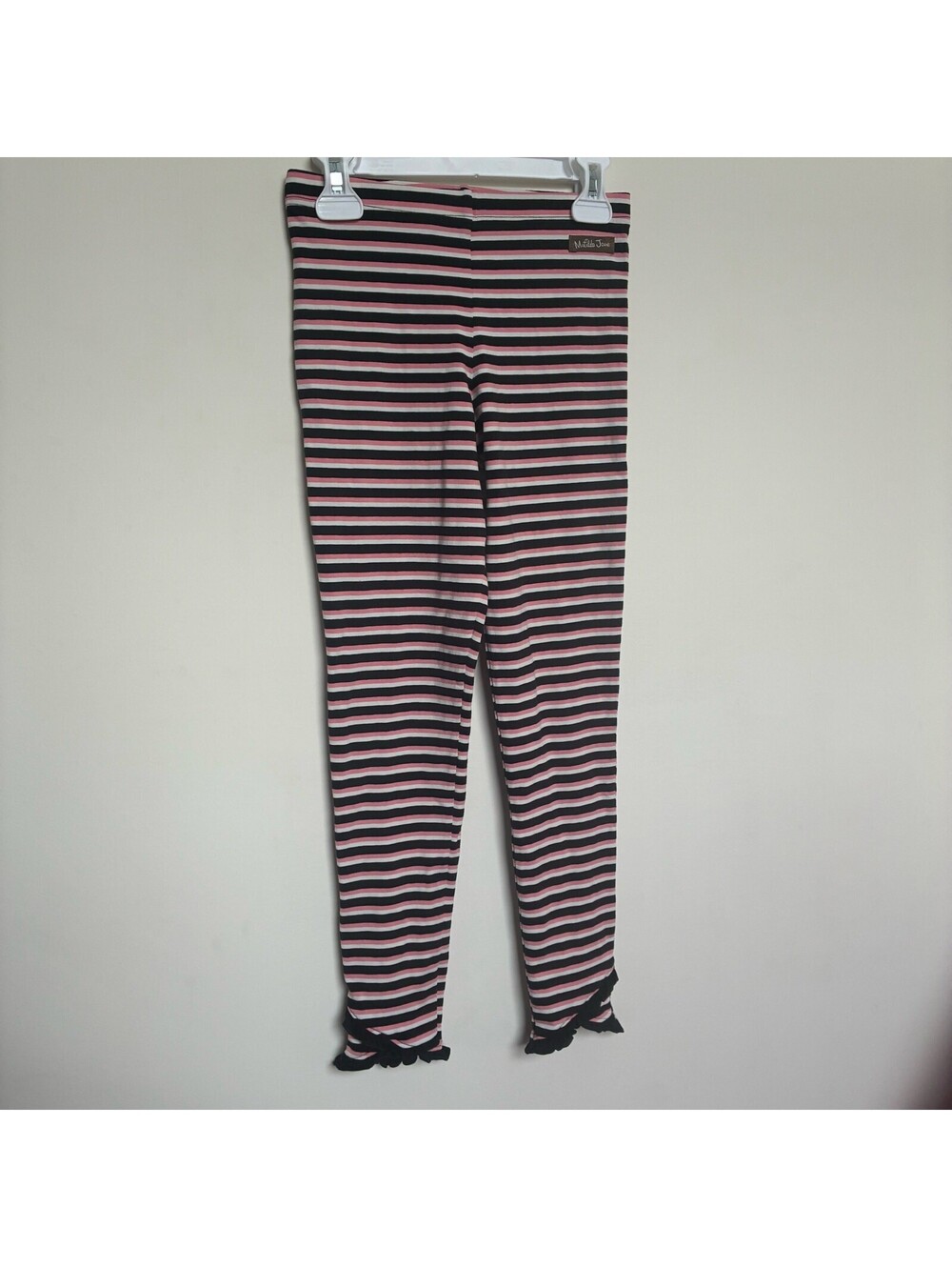 Matilda Jane Striped Leggings – Girls Size 10 – Ruffle Hem